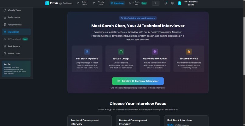 praxis – screenshot 5