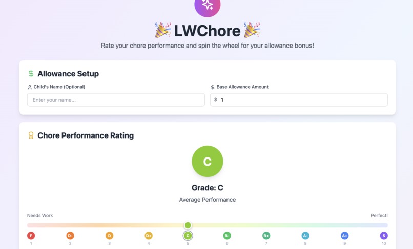 LWChore – screenshot 1