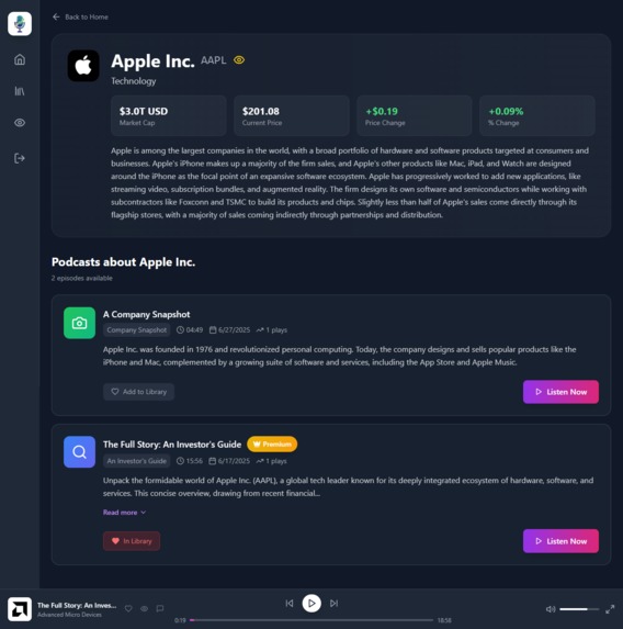 InvestCast – screenshot 5