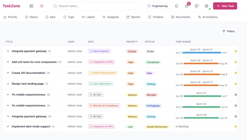 TaskZeno – screenshot 3
