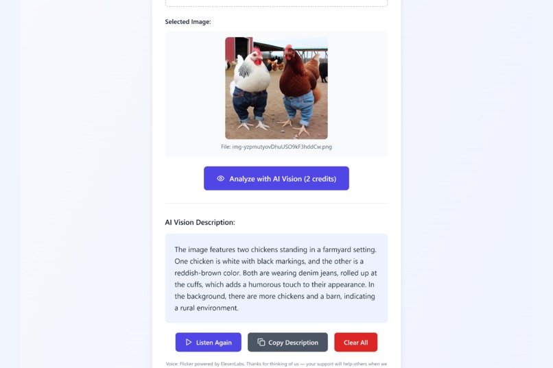 QuietCompanion™ – Voice-First AI Tools for Everyone – screenshot 2