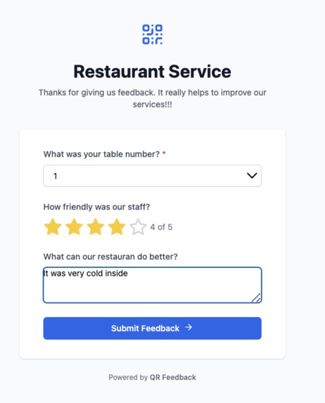 FeedbaQR – screenshot 4
