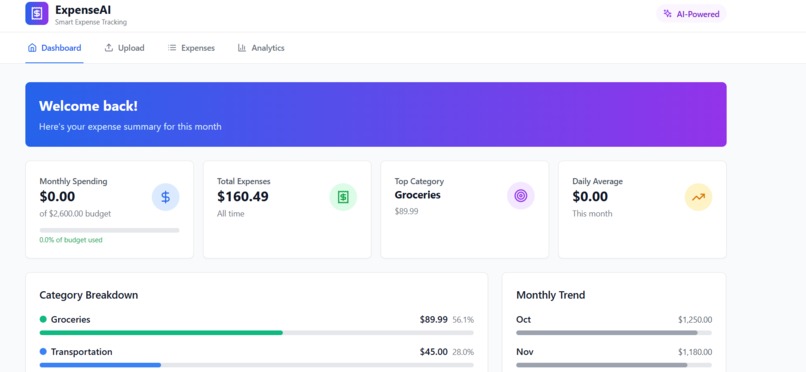 Expense Tracker – screenshot 1