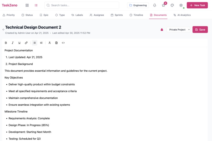 TaskZeno – screenshot 8