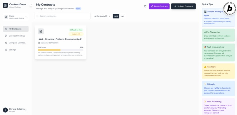 CogniDraft - Your Personal Lawyer – screenshot 2