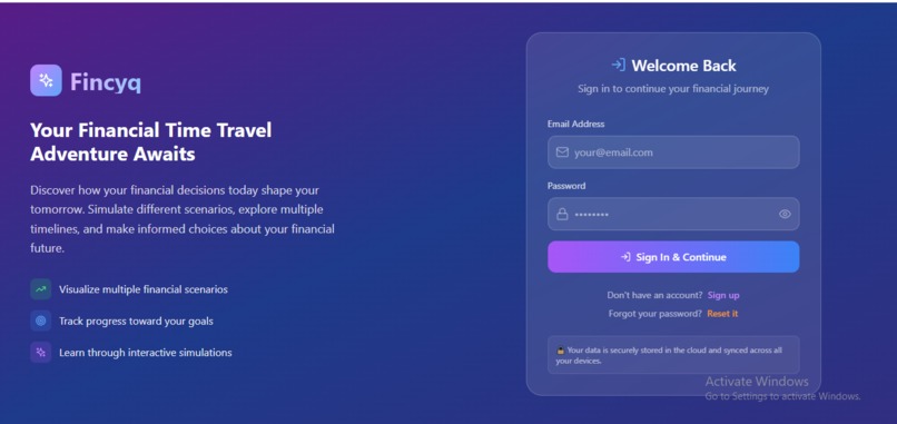 FincyQ – screenshot 2