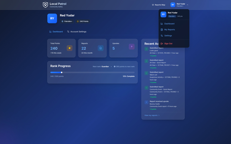 Local Patrol | Community Report Platform – screenshot 4