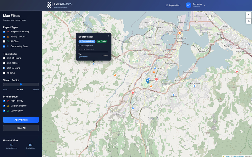 Local Patrol | Community Report Platform – screenshot 2
