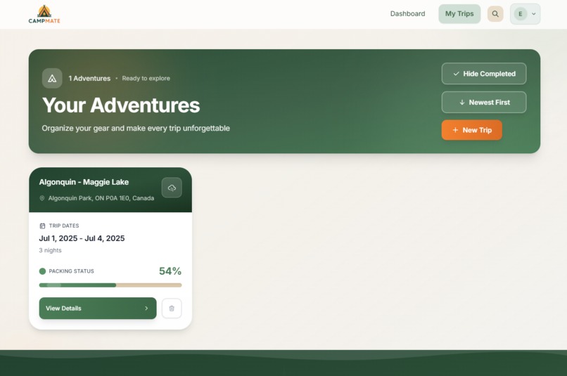 CampMate – screenshot 3