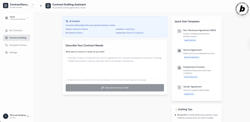 CogniDraft - Your Personal Lawyer – screenshot 3