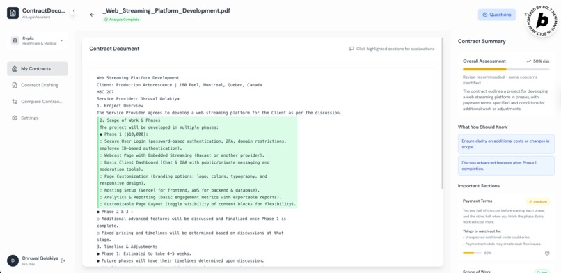 CogniDraft - Your Personal Lawyer – screenshot 4
