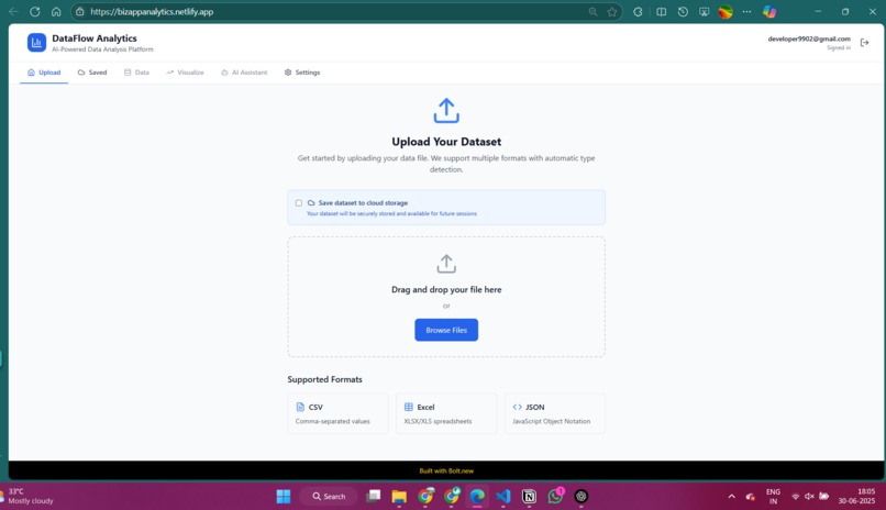 Analytics – screenshot 1