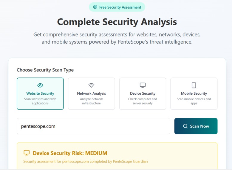 PenteScope Guardian – screenshot 2