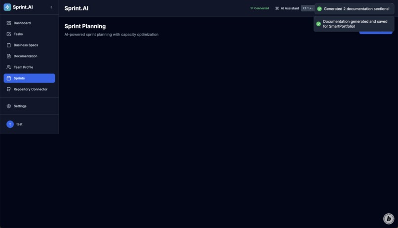 Sprint.AI – screenshot 2