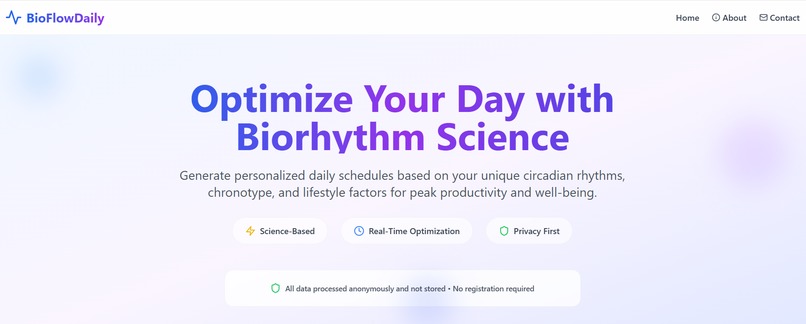BioFlowDaily – screenshot 1