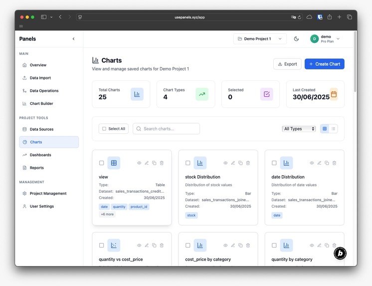 Panels – screenshot 8