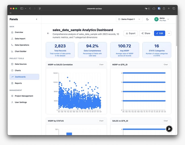 Panels – screenshot 10