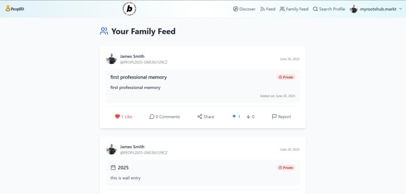 PeoplID - Your Digital Legacy Hub – screenshot 9