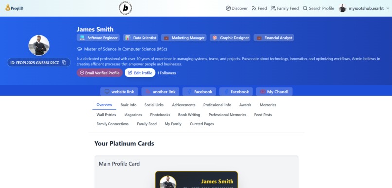 PeoplID - Your Digital Legacy Hub – screenshot 5