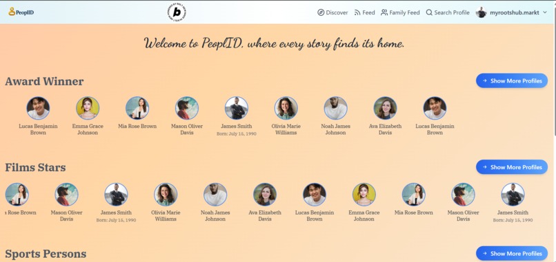 PeoplID - Your Digital Legacy Hub – screenshot 1