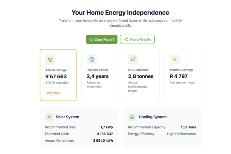 Crown Energy Savings Calculator – screenshot 2