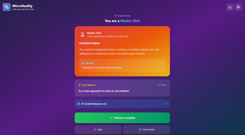 MICRO REALITY  – screenshot 1