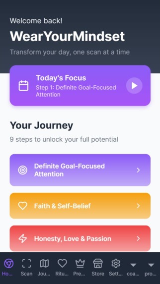 WearYourMindset – Powered by Motivation Pluss – screenshot 3