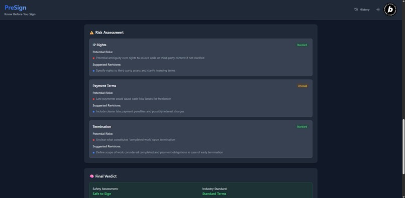 PreSign – screenshot 6