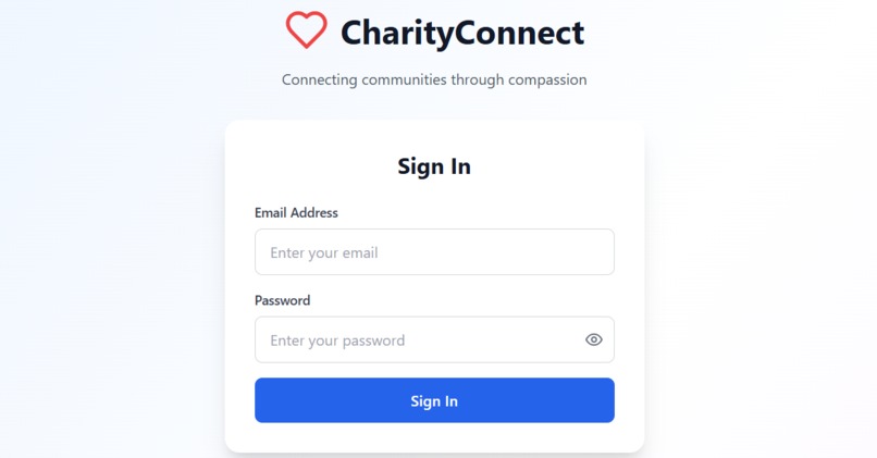 CharityConnect – screenshot 3
