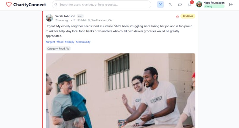 CharityConnect – screenshot 5