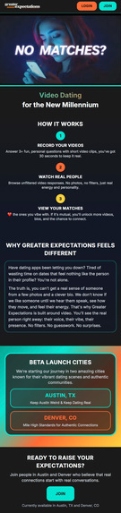 Greater Expectations | Video Dating for the New Millennium  – screenshot 1