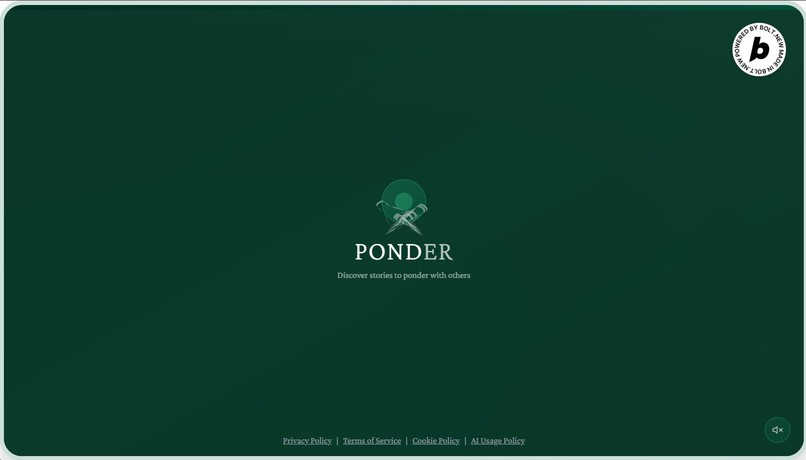 PONDER – screenshot 1