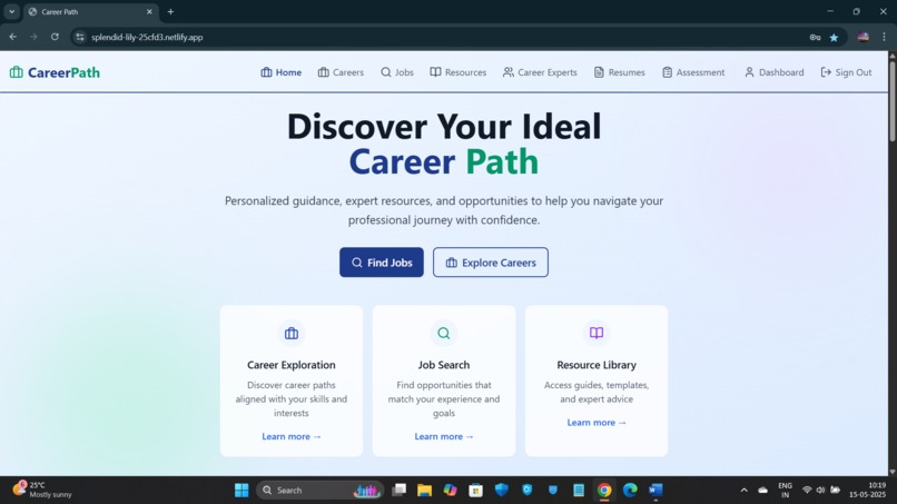 Career Path – screenshot 2