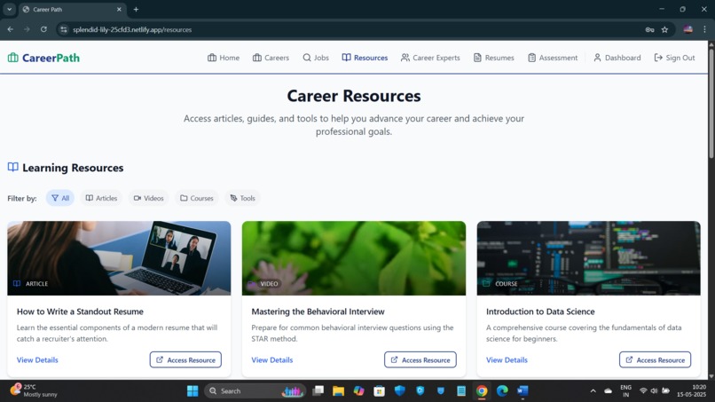 Career Path – screenshot 4
