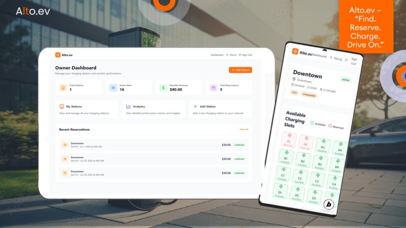 Alto.ev — “Find. Reserve. Charge. Drive On.” – screenshot 4