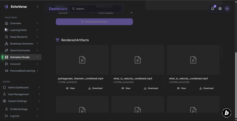 EchoVerse – screenshot 2