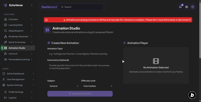 EchoVerse – screenshot 1