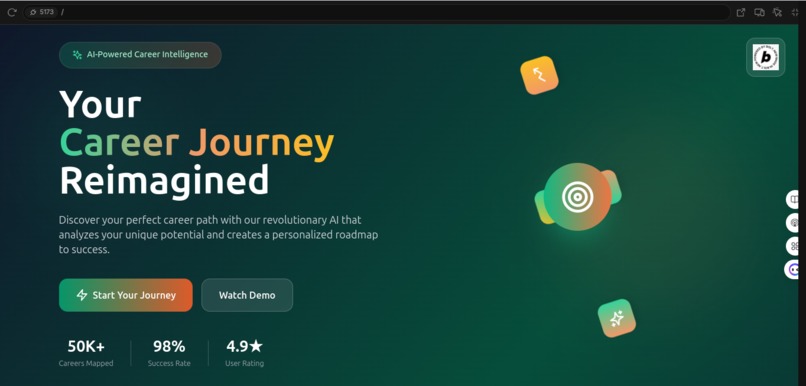 AI-Powered Career Roadmap Generator – screenshot 1