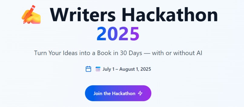 Writers Hackathon 2025 – screenshot 1