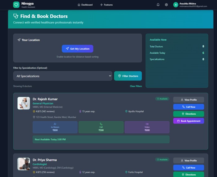 Nirogya-AI Health Assistant – screenshot 8
