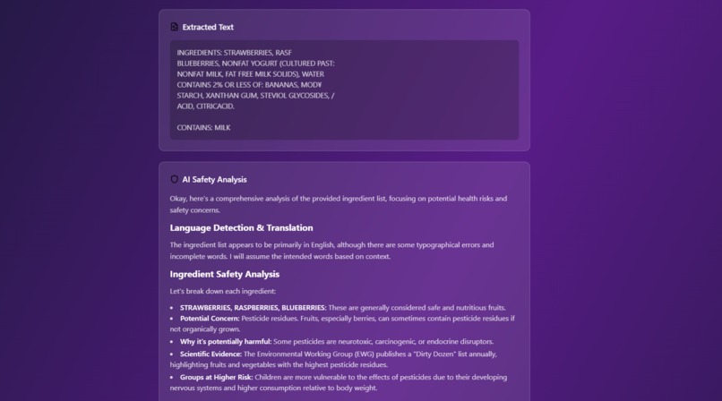 ToxScanAI - AI Ingredient Analyzer - Safe Products with AI – screenshot 3