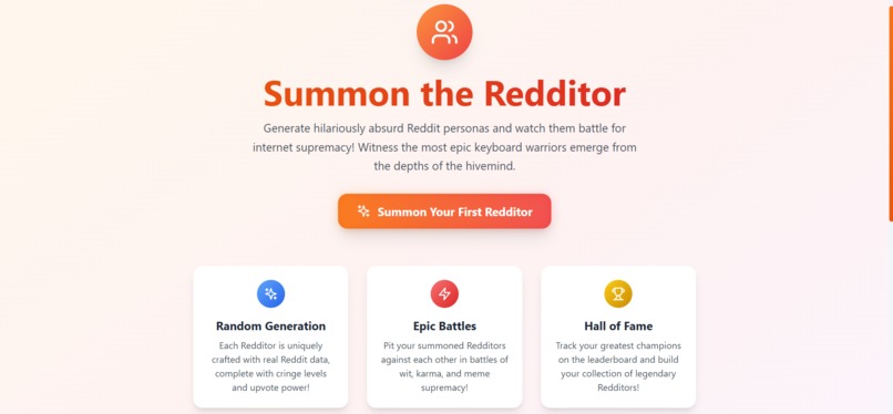 Summon the Redditor – screenshot 1