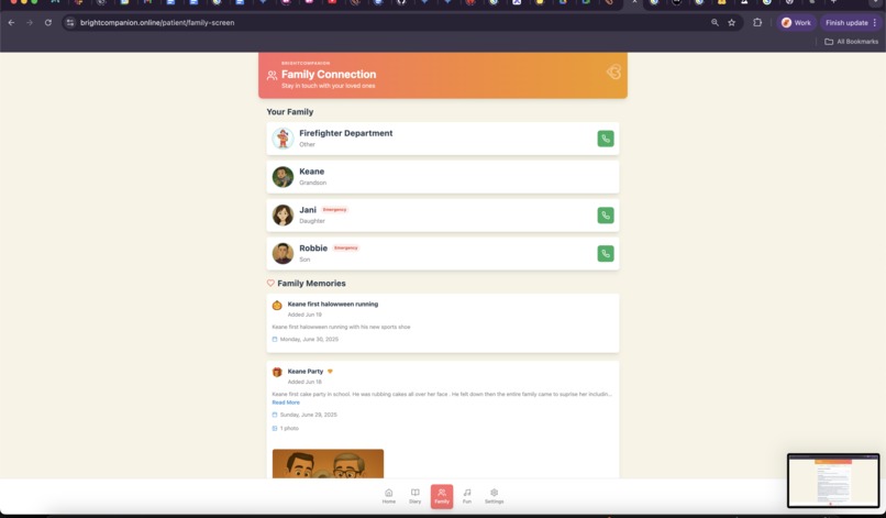 BrightCompanion - Elderly Care  – screenshot 9
