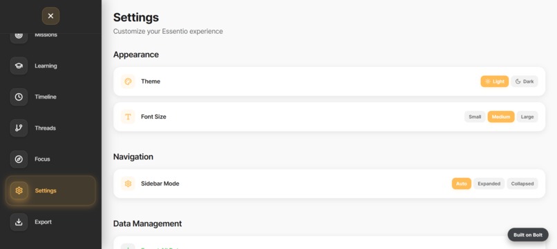 Essentio X – screenshot 4