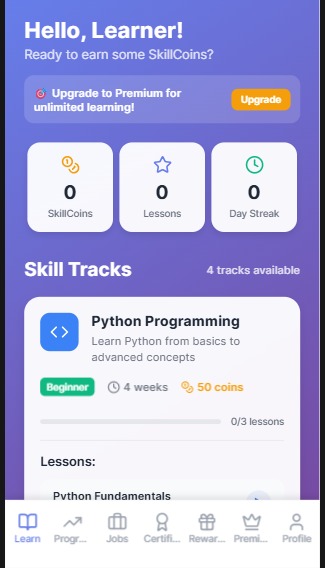 SkillCoin  – screenshot 1