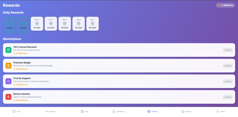 SkillCoin  – screenshot 2
