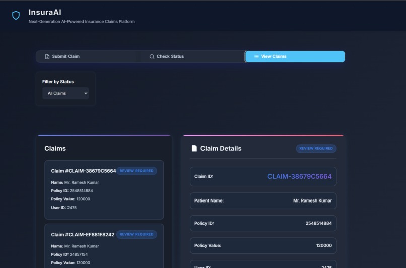 InsuraAI – screenshot 1