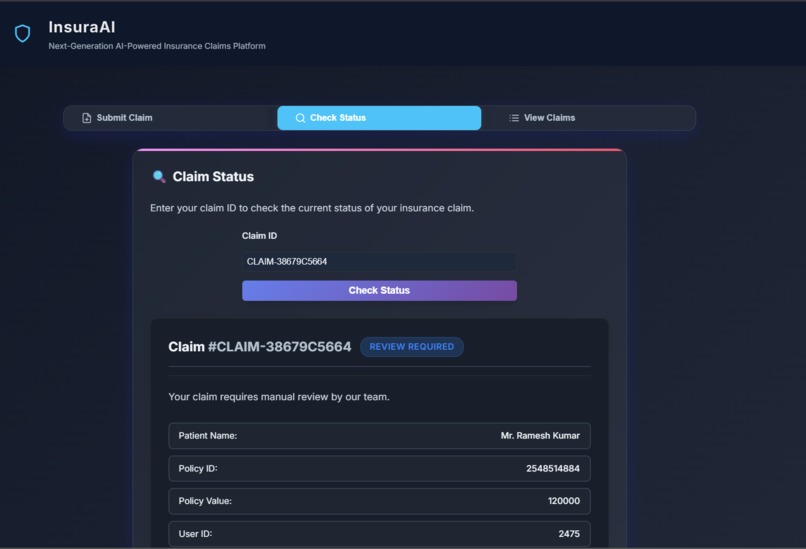 InsuraAI – screenshot 2