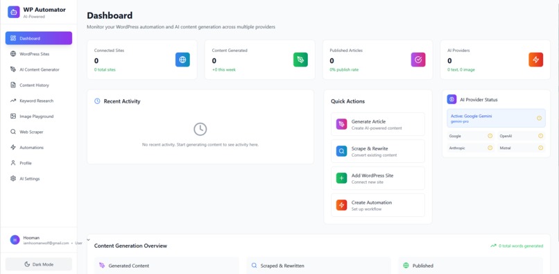 WP Automator – screenshot 1