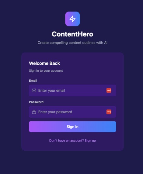 ContentHero – screenshot 1